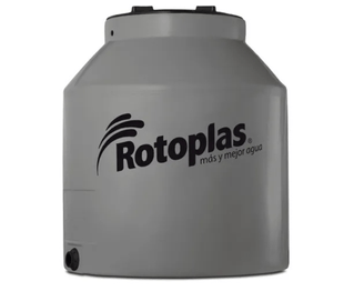Tanque de Agua Rotoplas Gris 400Lts