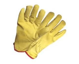 Guante Vaqueta Amarillo para Corte