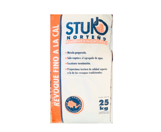 Revoque Fino a la Cal Stuko Norteño x 25kg