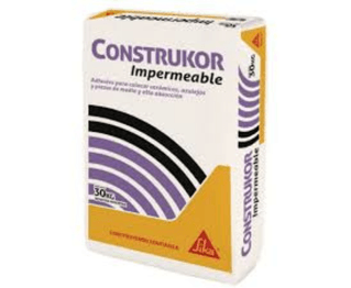 Adhesivo Cementicio Klaukol Construkor Impermeable x 25kg