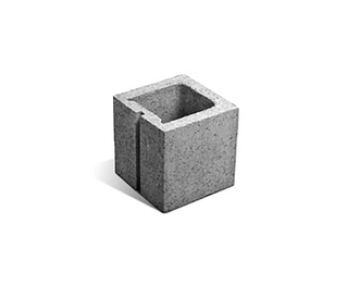 Bloque Hormigón Mitad T20 19x19x19cm x Unidad