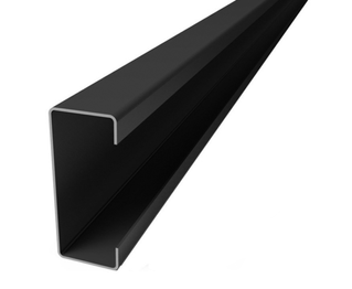 Perfil C Negro Ternium 100X40X15X2