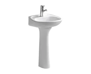 Pie Columna De Lavatorio Ferrum Andina Ctf Blanco