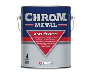 Antióxido Chrom Metal Empai Negro 4Litros