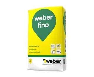 Revoque Fino Weber X 25 Kg