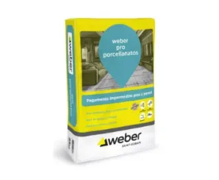 Pegamento Weber Pro Porcellanato 25kg