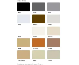 Pastina Color Weber Classic Gris Perla X 2 Kg
